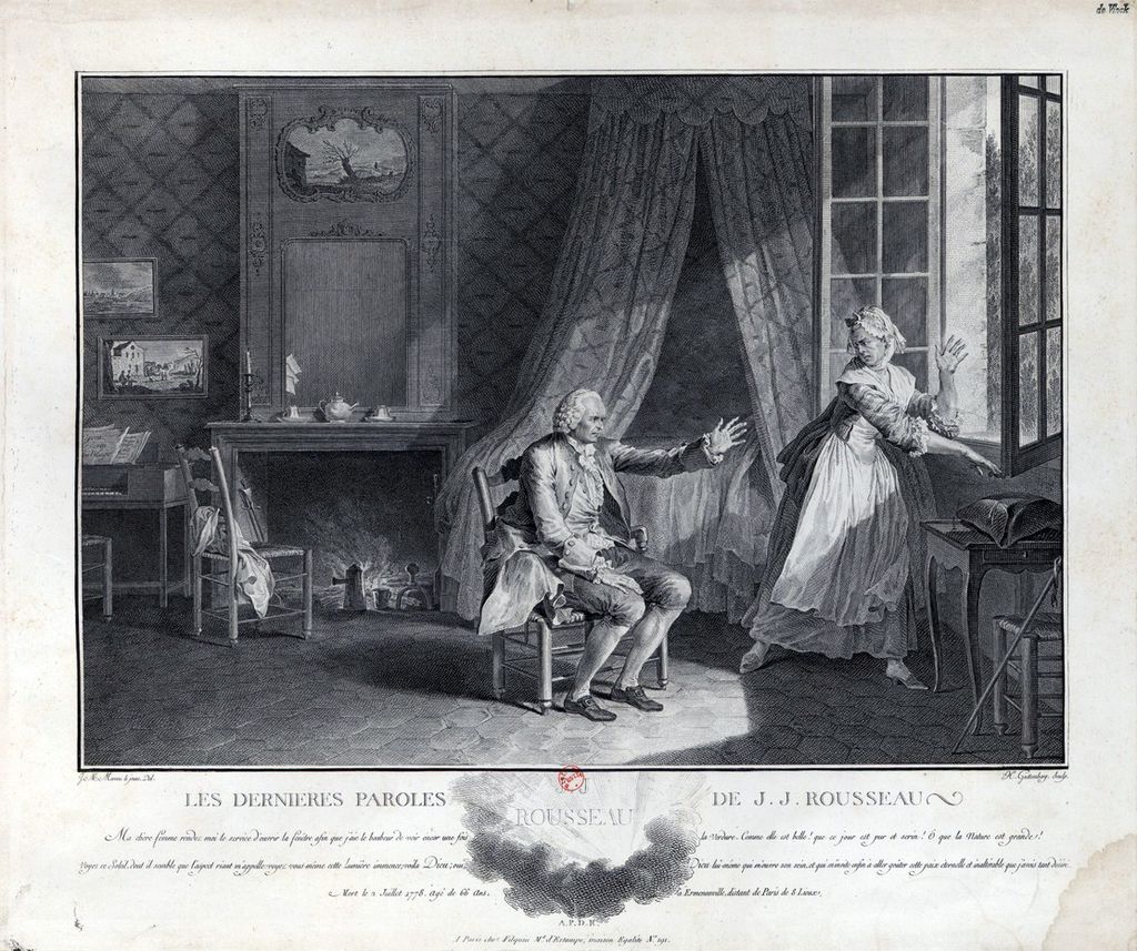 Dernire paroles de Rousseau. Source gallica.bnf.fr  Bibliothque nationale de France  